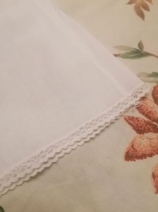 Camicia da notte vintage cotone ricamata nuova