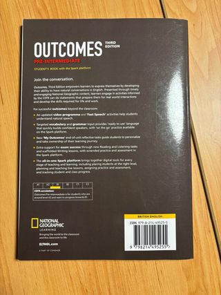 Libro de Ingles Outcomes Pre-intermediate