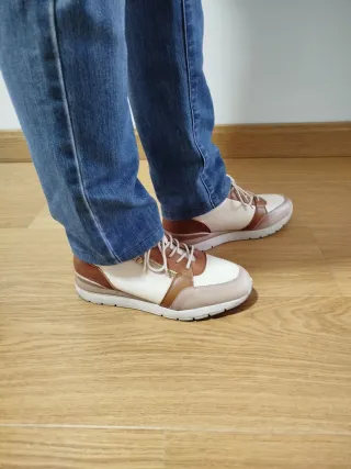 Zapatos Natura chica cordón/cremallera