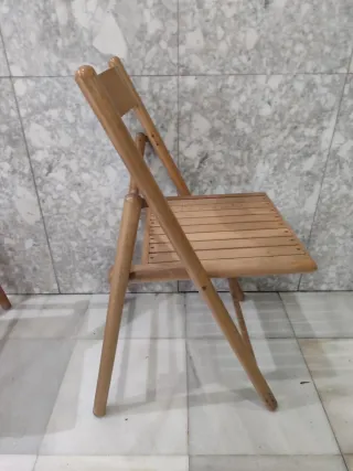 Silla Madera Haya Plegable