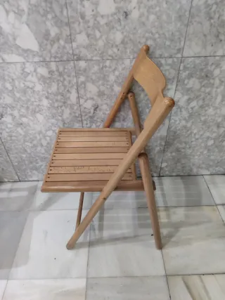 Silla Madera Haya Plegable