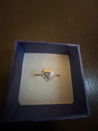 Anillo Corazón Pandora Plata Ley San Valentín