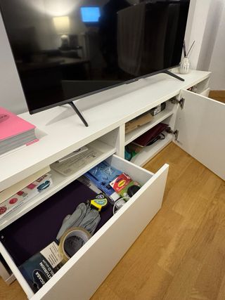 Mueble TV IKEA BESTA Blanco
