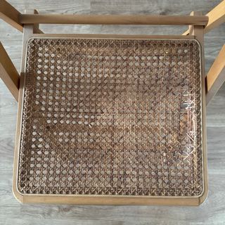 Silla plegable rejilla vienesa madera