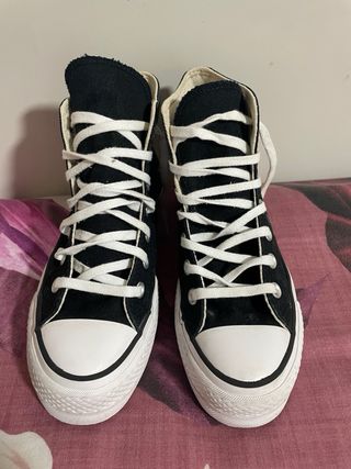 Zapatillas Converse plataforma negras