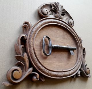 Llave Antigua Siglo XIX Enmarcada