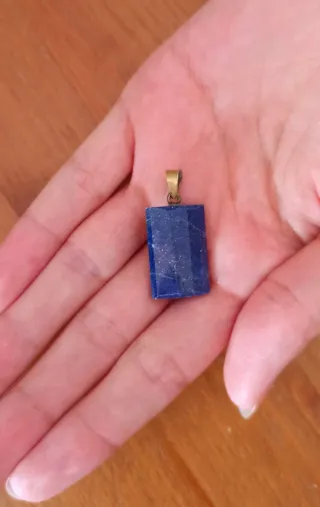 Colgante Rectangular Lapislázuli