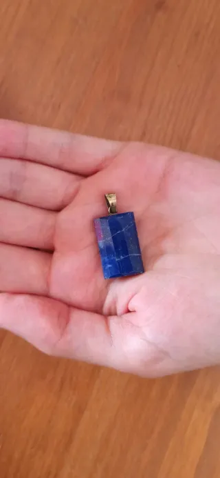 Colgante Rectangular Lapislázuli