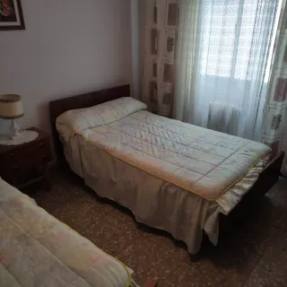 Dormitorio vintage madera