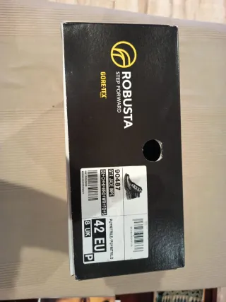 Botas Robusta Gore-Tex Negras Talla 42