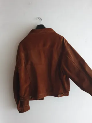 Bomber pelle vintage boxy fit