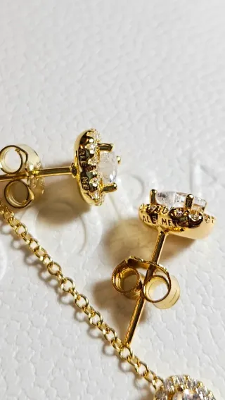 Conjunto Pandora Corazón Azul y Plata