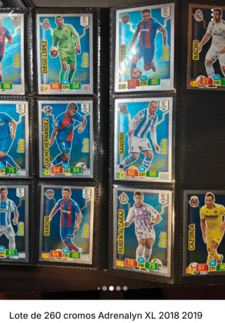 Lote 260 Cromos Adrenalyn XL 2018-2019