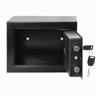 Caja fuerte digital acero 4,5L con llaves