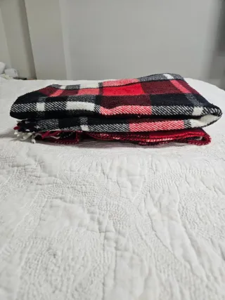 Manta Polar a Cuadros 150x160