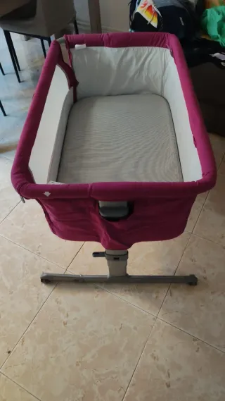 Cuna de viaje rosa Chicco