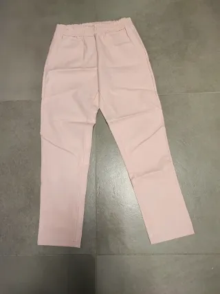 Pantaloni rosa Ecco Pelle