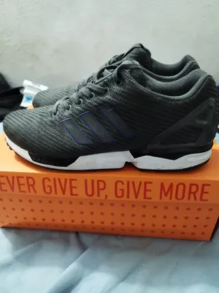 Zapatillas Adidas Hombre Negras y Azules