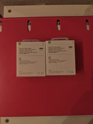 2 Cargadores Apple USB-C 20W para iPhone