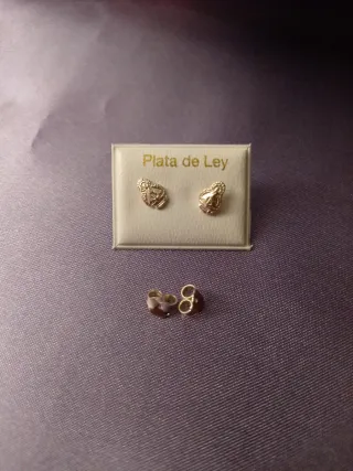 Pendientes Plata Virgen Cabeza