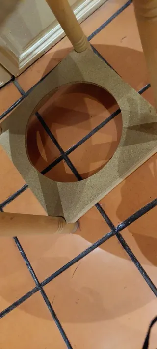 Mesa camilla redonda madera