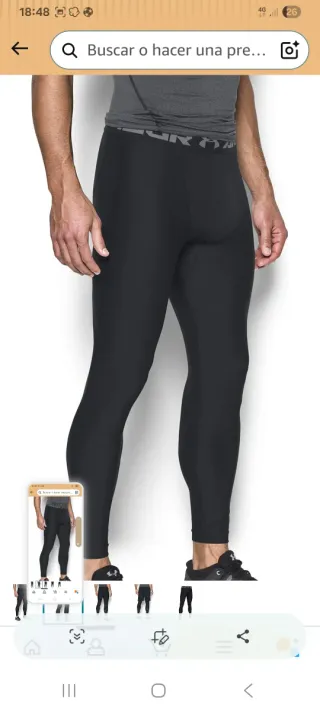 Mallas Under Armour negras xxl