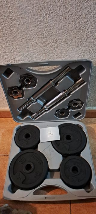 MALETIN PESAS 20KG MANCUERNAS