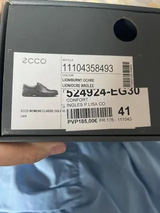 Zapatos de golf ECCO mujer talla 41