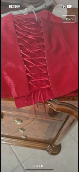 Vestito da cerimonia rosso