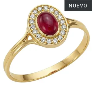 Anillo Rubi Scarlet Oro 18 Klt
