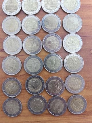 Lote 24 Monete Commemorative da 2 Euro
