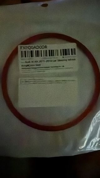 Decoración Volante Audi A3 V8 Rojo