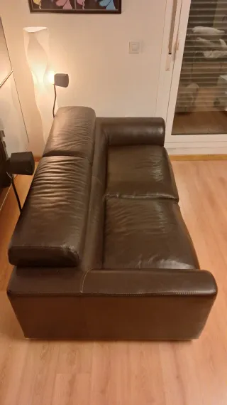 Sofá Roche Bobois Chocolate Cuero