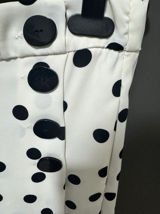 Pantalon de lunares zara