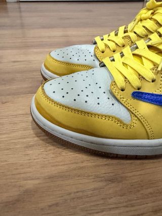 Zapatillas Nike Jordan 1 Low Amarillas y Azules