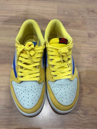 Zapatillas Nike Jordan 1 Low Amarillas y Azules