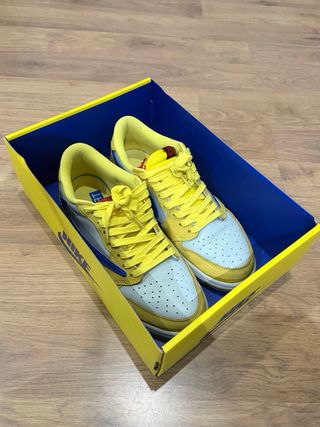 Zapatillas Nike Jordan 1 Low Amarillas y Azules