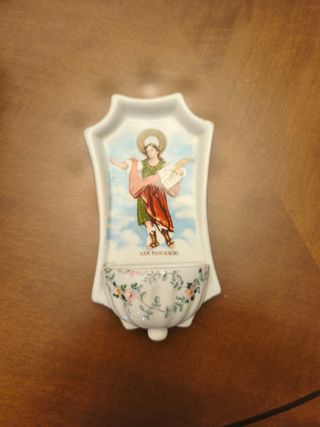 Benditera de porcelana San Pancracio