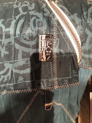 Chaquetón Luhta Talla M/L Azul Turquesa