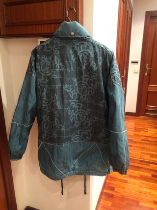 Chaquetón Luhta Talla M/L Azul Turquesa