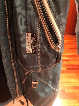 Chaquetón Luhta Talla M/L Azul Turquesa