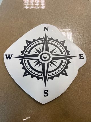 Pegatina Rosa de los Vientos