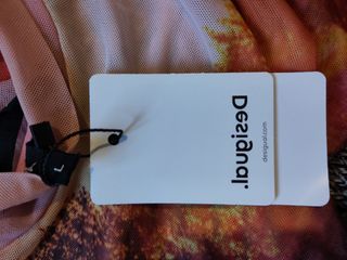 Top Gasa Tul Estampado Lavanda Desigual