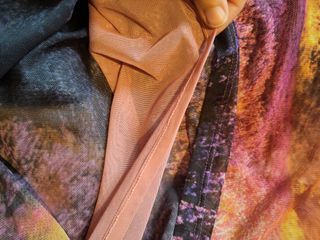 Top Gasa Tul Estampado Lavanda Desigual