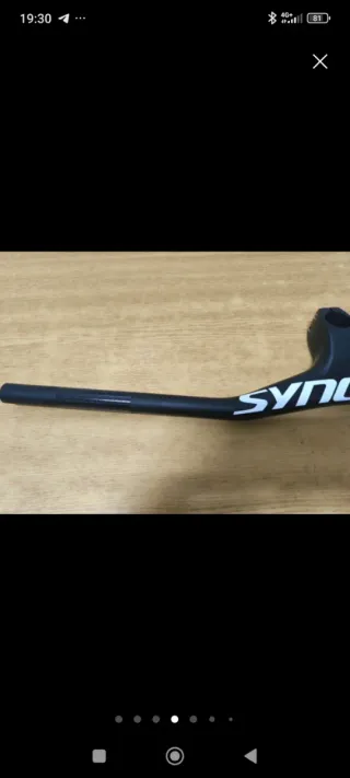 Manillar nuevo carbono  Integrado Syncros 740 x 70