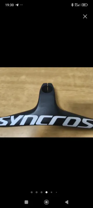 Manillar nuevo carbono  Integrado Syncros 740 x 70