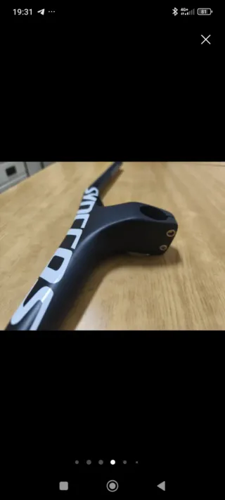 Manillar nuevo carbono  Integrado Syncros 740 x 70