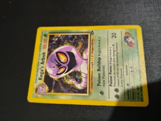Carta Pokémon Koga's Arbok 90 HP