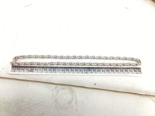 cadena plata 925mm con piedra con circonita 30cm