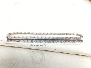 cadena plata 925mm con piedra con circonita 30cm